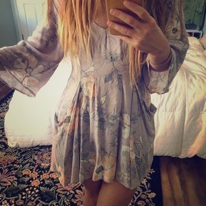 Free people flowy flower dress